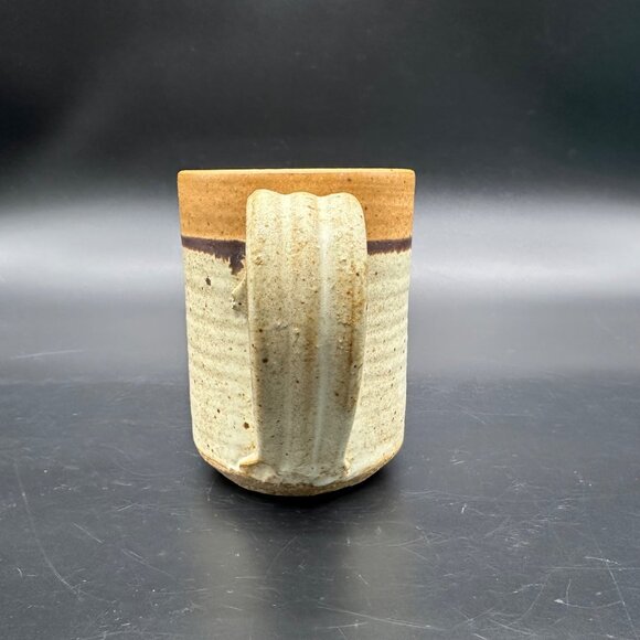 Hanselmann Art Pottery Rustic Handmade Mug Stoneware Coffee Cup New Mexico Beige - Picture 5 of 11